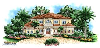 Luxury Mediterranean Beach Home Floor Plan