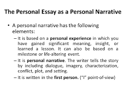 Lecture 17 Personal Essay Recap What Is Analysis Essay Purpose Of