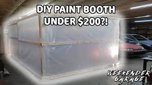 building a paint booth in 10 minutes