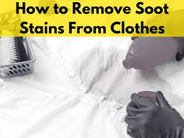 how to remove soot stains from clothes