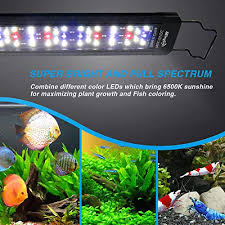 Aquaneat Aquarium Led Clip Lamp Light 48 Leds Multi Color For Rimless Fish Tank Lighting Bulbs Pet Supplies