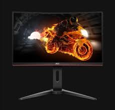 Having a curved monitor is good if you want some extra immersion and they're usually coupled with an ultrawide resolution. Aoc C27g1 27 Inch Curved Monitor 144 Hz 1 Ms Mprt Electronics Computer Parts Accessories On Carousell