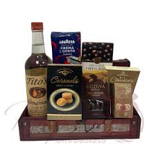 os vodka gift basket by pompei baskets