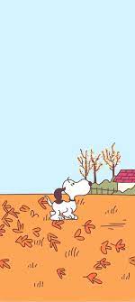100 snoopy autumn wallpapers