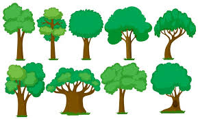 tree clipart vector art icons and