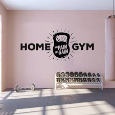 Fitness Home Gym Wall Decals Man Cave