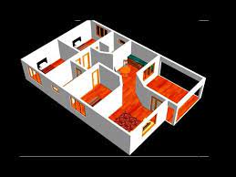 3d Small Home Design Plan 10 X 14m 3