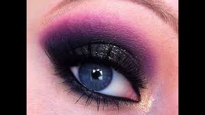 prom makeup tutorial sparkly black