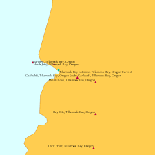 Garibaldi Tillamook Bay Oregon Sub Tide Chart