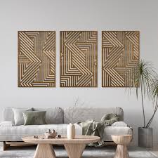 Geometric Wooden Wall Panel Wood Wall