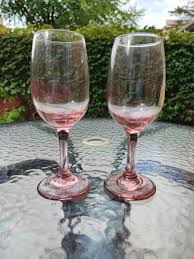 Pink Wine Glasses For