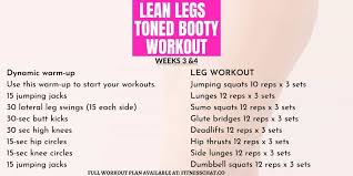 best toned legs workout ever 6 week plan