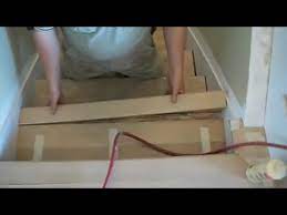 how to install hardwood on stairs you