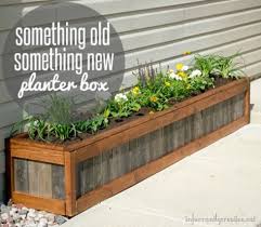 how to build an upcycled planter box