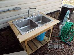 Outdoor Sink Faucet To A Garden Hose