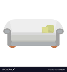 Soft Modern Sofa Icon Cartoon Style