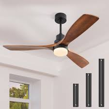 outdoor downrod wood ceiling fan