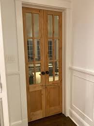 Glass French Doors Sliding Barn Door