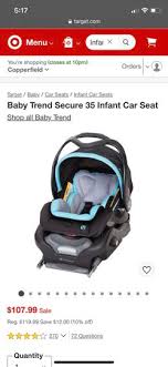 Baby Trend Infant Car Seat Base For