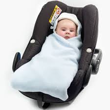 All Season Baby Hooded Car Seat Blanket