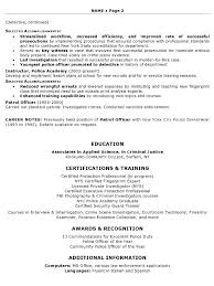 Effective Police Officer City Of Portland Resume Cover Letter And  Qualifications Summary