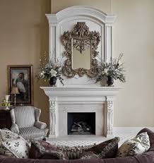Formal Fireplace Traditional Living
