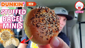 dunkin stuffed bagel minis review