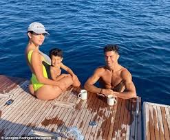 Putra semata wayangnya, cristiano jr. Cristiano Ronaldo S Partner Georgina Rodriguez Sizzles In A Thong Swimsuit On Luxury Yacht Readsector