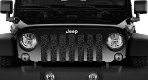 dark gray black leopard print jeep