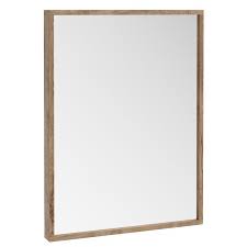 Iona Illumo Rustic Oak Bathroom Mirror