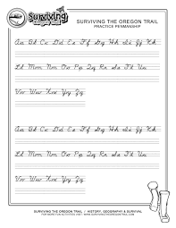 Start by improving your writing skill by making adjustments. Alphabet Printable Cursive Writing Practice Sheets Novocom Top