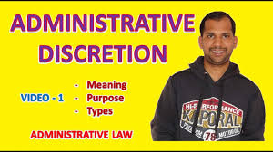 administrative discretion meaning