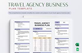 travel agency business plan template in