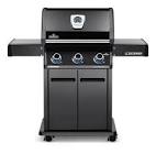 Legend LD3 Stainless Steel 3-Burner Natural Gas BBQ Grill with Folding Shelves Napoleon