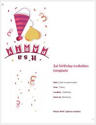 Mickey Mouse 1st Birthday Invitation Template Example 3987