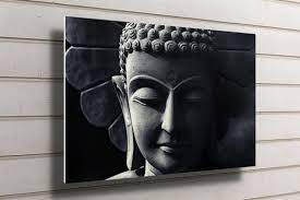Buddha Aluminium Wall Art Large