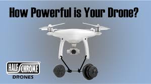 drone thrust testing half chrome drones