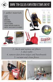 How To Clean Construction Dust From