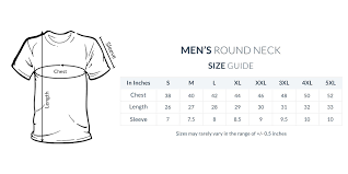 t shirt size guide chart 9thson