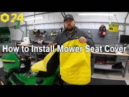 Install John Deere Mower Seat Cover