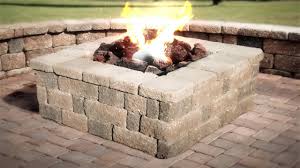Redi rock retaining wall makes beautiful estate possible / this firepit is constructed of firebrick with a concrete cap that has an old world look of weathered stone. Fire Pit Keystone Retaining Walls Country Manor 3 Piece Fire Pit Installation Instructions Youtube