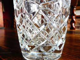 Heavy Edinburgh Crystal Star Cut Glass
