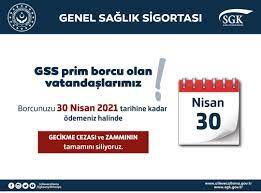 SGK on Twitter: "GSS Prim Borcu Olan Vatandaşlarımız ❗️  https://t.co/Hj591JDDNp https://t.co/GaVnGupbP0" / Twitter