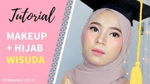 tutorial makeup hijab wisuda simpel