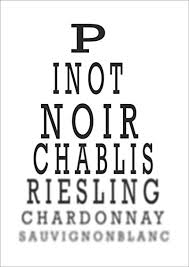 Eye Chart Wine Chart Poster Print A4 Pinor Noir Amazon Co