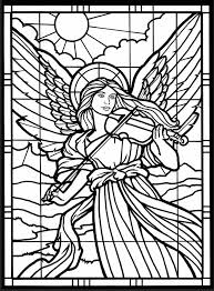 Printable Stained Glass Coloring Pages