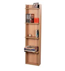 Wall Mountable Tall Book Shelf In