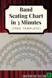 Band Seating Chart In 3 Minutes Free Template Band