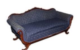 antique duncan phyfe style gooseneck sofa