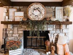 Farmhouse Fall Mantel Decor Ideas